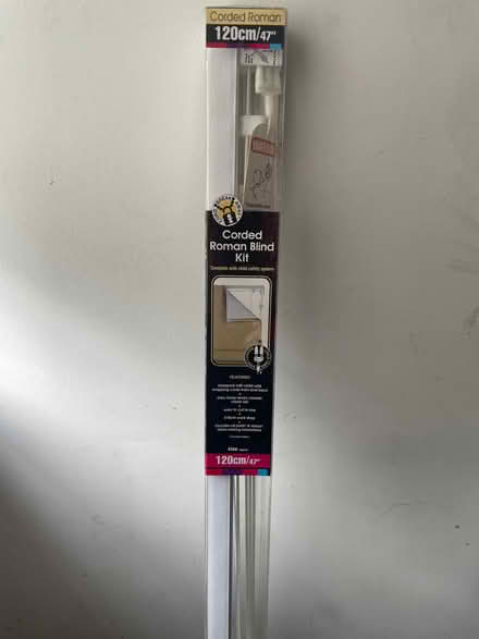 Photo of free Corded Roman Blind kit 120cm Unopened (Bevendean BN2) #1