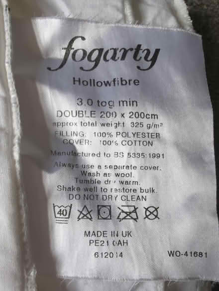 Photo of free Summer duvet 3.0tog (Nuneaton CV11) #1