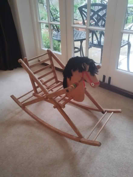 Photo of free Child's rocking horse chair (Orwell SG8) #1