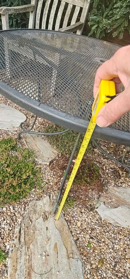 Photo of free Metal garden table (Horsham, RH13) #2
