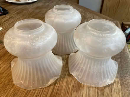 Photo of free 3 glass lampshades (Blackford EH9) #3