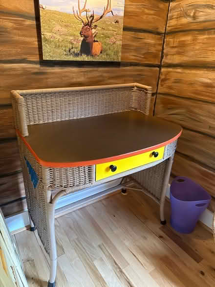 Photo of free Wicker desk (Severna Park) #1