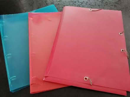 Photo of free Plastic wallet/folders (alton, GU34) #1