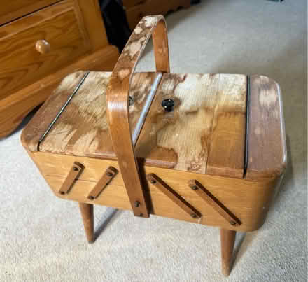 Photo of free Wooden sewing box (Moss Side PR25) #2