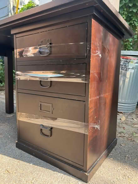 Photo of free Desk with file cabinet (Georgetown) #1