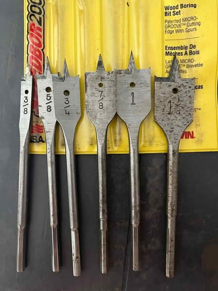 Photo of free Wood Boring Bit Set (Bluebell way Sunnyvale) #2