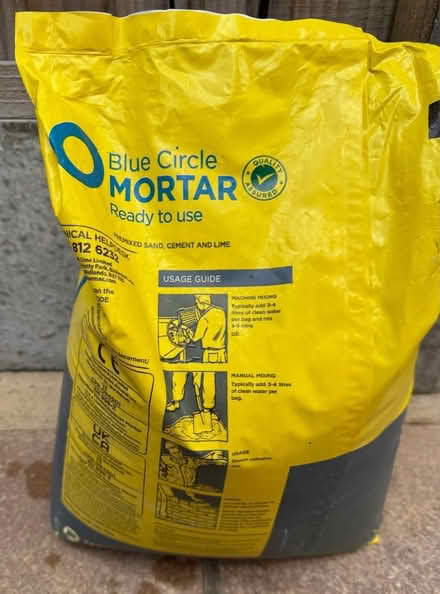 Photo of free Bag of Blue Circle mortar (Arborfield Garrison RG2) #2