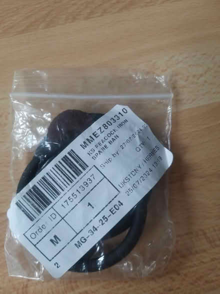 Photo of free Korsteel Peacock Iron Spare Band Pair Black (Penwortham PR1) #2