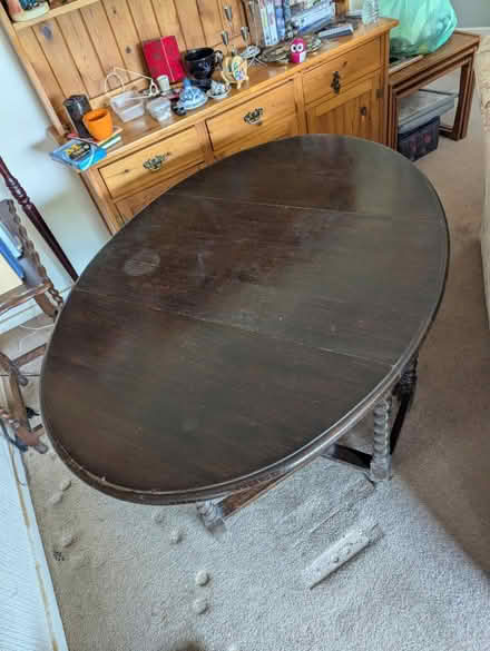 Photo of free Wooden table (Bromsgrove B60) #2