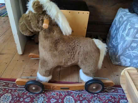 Photo of free wooden rocking horse (Hartington Road BN2) #1