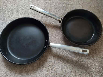 Photo of free Two frying pans (Urmston M41) #2