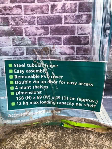 Photo of free Plastic greenhouse - Never opened (Garston L19) #2