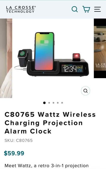 Photo of free Multi alarm clock, phone charger (SE1) #3