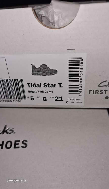 Photo of free Baby shoes size 5G clarks (Vinters Park ME14) #2