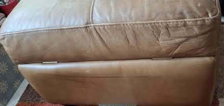 Photo of free Leather Pouffe/Foot Stool (Mansfield NG19) #3