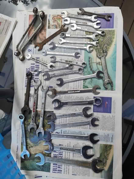 Photo of free Assorted spanners (Wheathampstead) #1