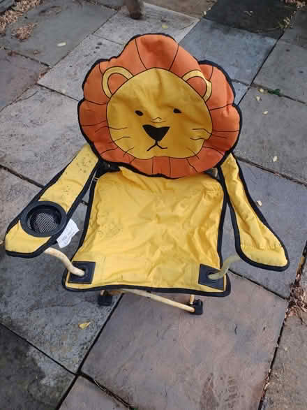 Photo of free Kids folding chairs -lion & dino (Eltham, SE9) #2