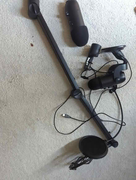 Photo of free 2 microphones with stands (Kingstown) #1