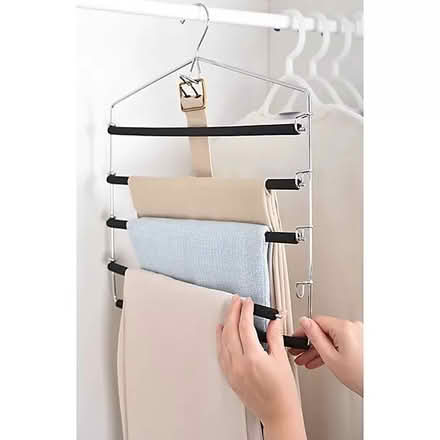 Photo of free Lakeland 5 Bar Padded Trouser & Tie / Scarf Clothes Hanger (Kendal LA9) #3