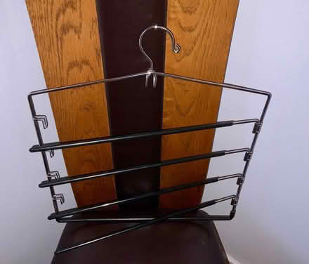 Photo of free Lakeland 5 Bar Padded Trouser & Tie / Scarf Clothes Hanger (Kendal LA9) #2