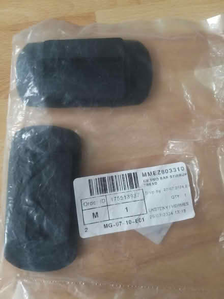 Photo of free Two bar stirrup treads black 3.75 (Penwortham PR1) #2