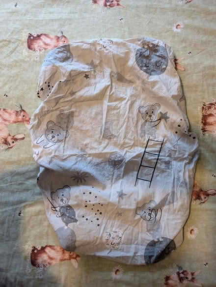 Photo of free Baby crib (Next2Me) fitted sheets x5 (Skipton BD23) #4