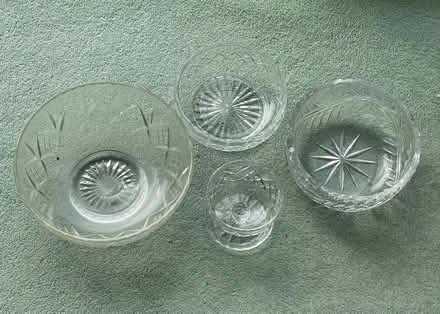 Photo of free Cut glass bowls (Fishers Green SG1) #1