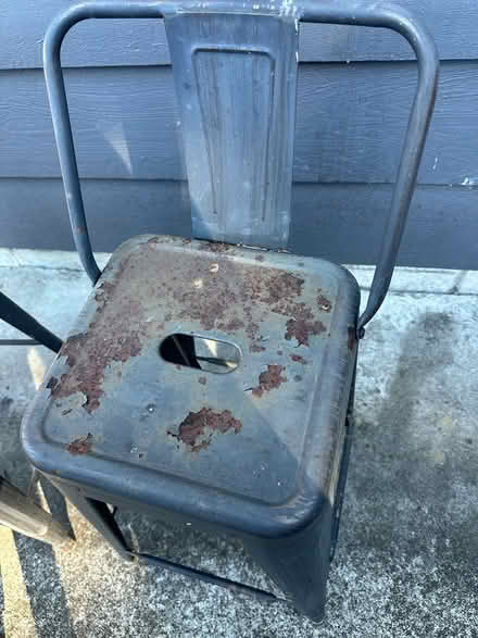 Photo of free Metal table & 2 chairs (North Seattle (Ravenna)) #3