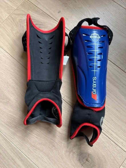 Photo of free Hockey shin guards - used (Fleetville AL4) #1