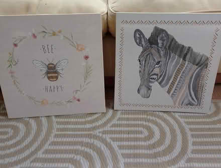 Photo of free X 2 wall canvas prints (Havant) #1