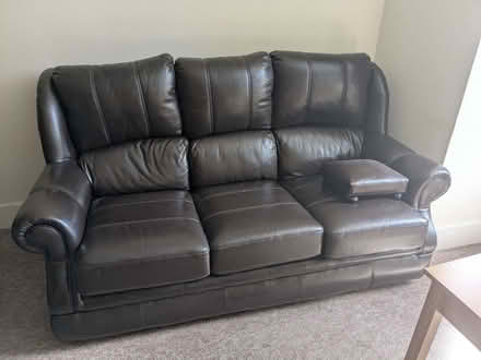 Photo of free Lovely sofa and chair with fire labels (Landport Farm BN7) #1