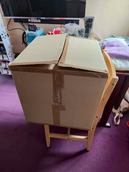 Photo of free Packing Boxes & coat hanger (Chertsey KT16) #1
