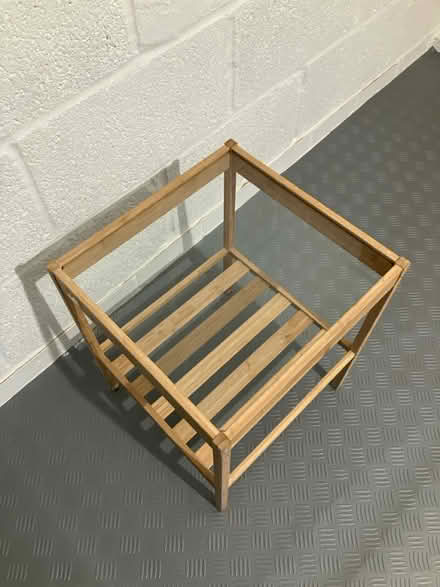 Photo of free Small wood/glass side table (Strawberry Hill TW2) #3