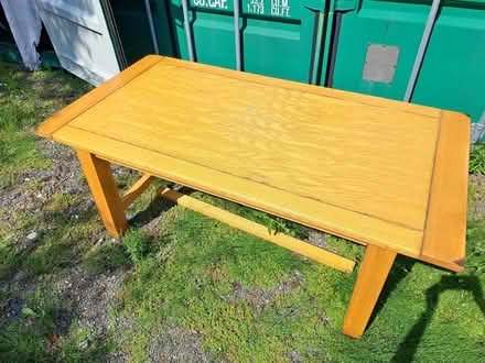 Photo of free Pale oak dinning table (Battle TN33) #4