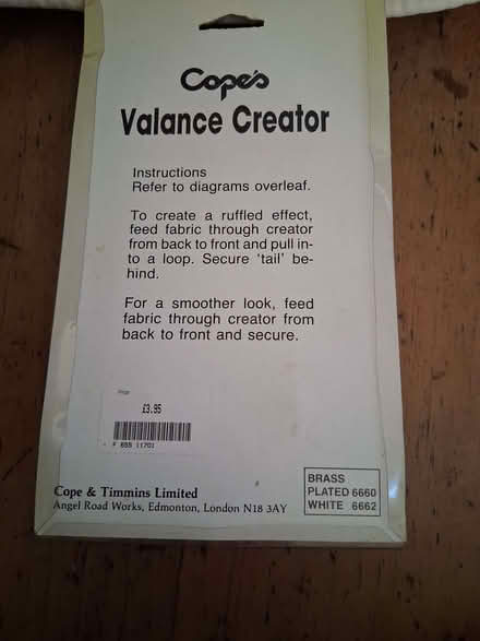 Photo of free Valance Creator (for curtains) (Kenilworth Road DE5) #3