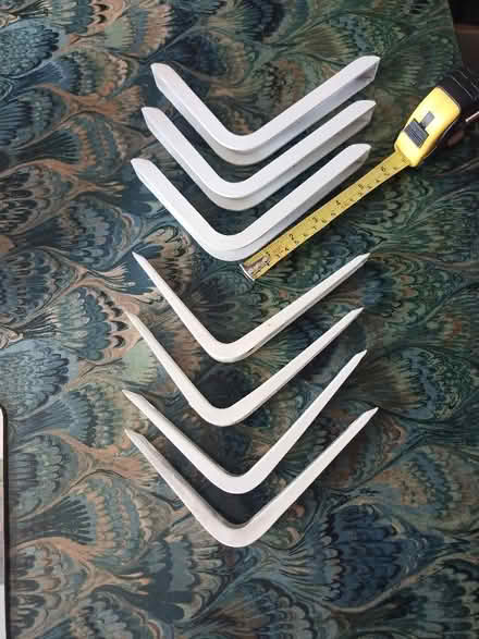 Photo of free 2 sets of shelf brackets. (Woodcote RG8) #1