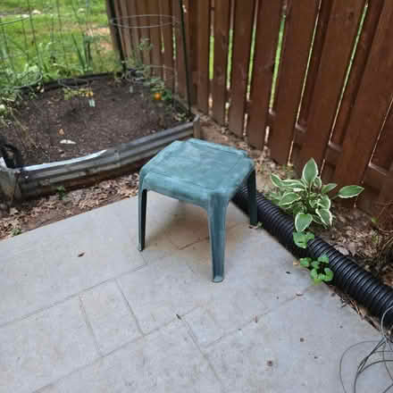 Photo of free Small outdoor resin/plastic table (Columbia, Md) #1