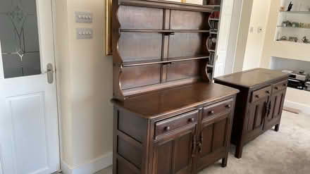 Photo of free Ercol oak dresser and sideboard (Dartmouth) #1