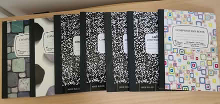 Photo of free (7) New (100) Page Comp Notebooks (Landing) #1
