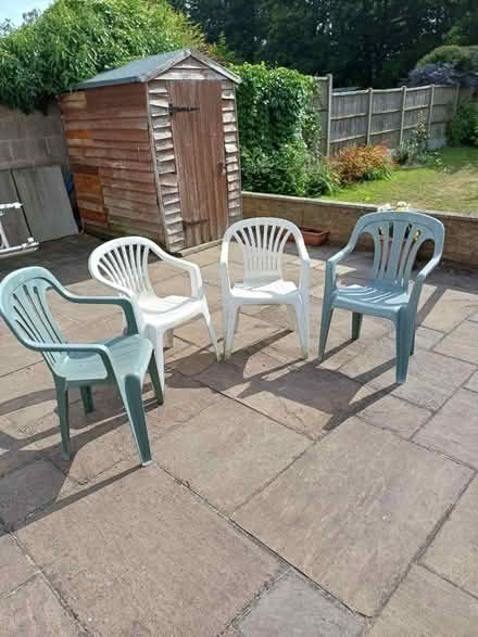 Photo of free 4 Garden Chairs (Rainham, Kent - ME8) #1