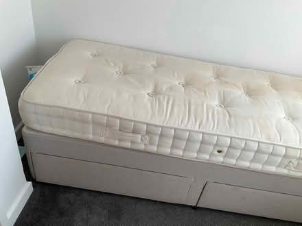 Photo of free Small single divan and comfortable mattress (Chippenham SN15) #1
