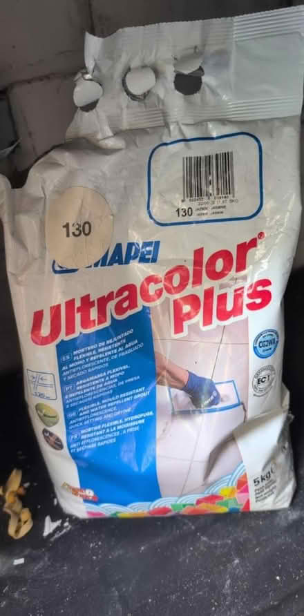Photo of free Open bag of grout powder 130 (Bebington) #1