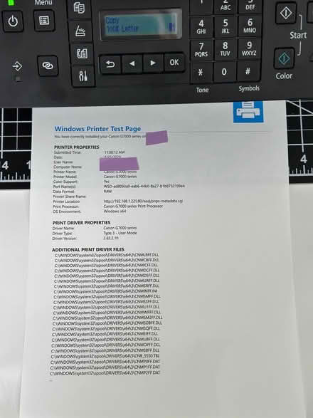 Photo of free Cannon G7020 Color Printer (Carderock Springs) #2