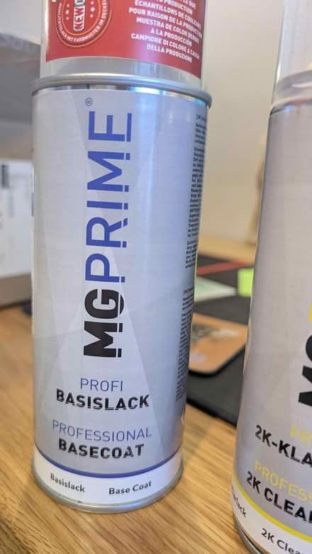 Photo of free MG Prime car paint spray cans (SM2) #4