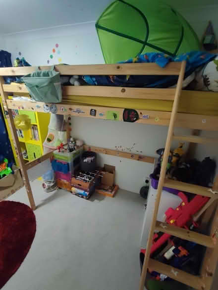 Photo of free Kids Wooden High Sleeper Bed (SL6 Maidenhead) #3