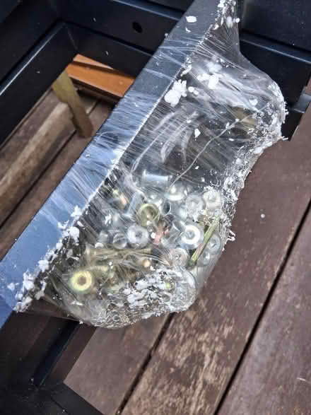 Photo of free Bookshelf, unused, damaged, 260 wide x220 high x30 deep (Stroud Green N4) #4