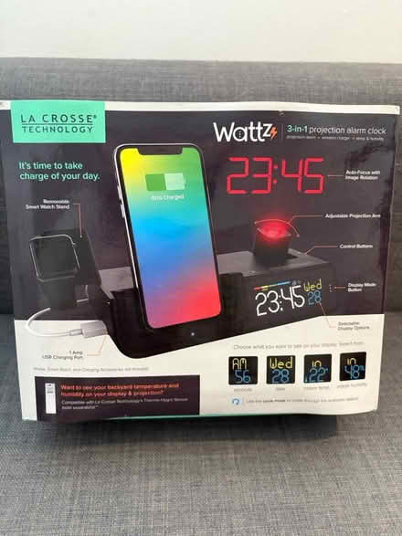 Photo of free Multi alarm clock, phone charger (SE1) #1