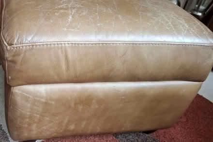 Photo of free Leather Pouffe/Foot Stool (Mansfield NG19) #2