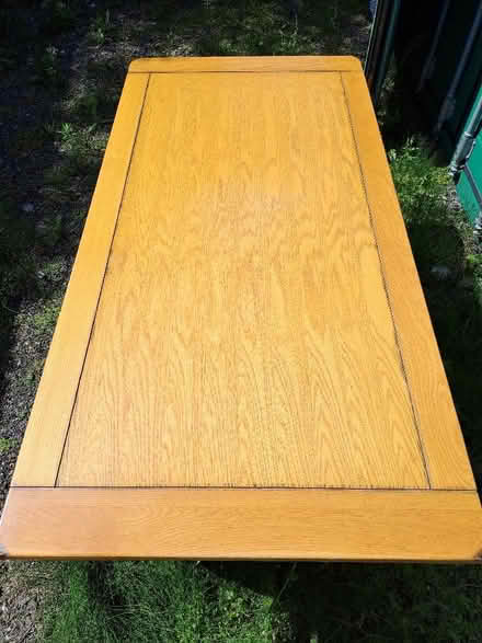 Photo of free Pale oak dinning table (Battle TN33) #2