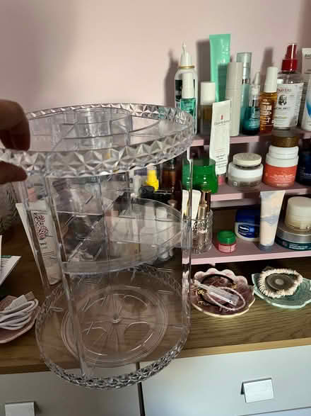 Photo of free Rotating makeup/ cosmetic storage (Coleridge Ward CB1) #2
